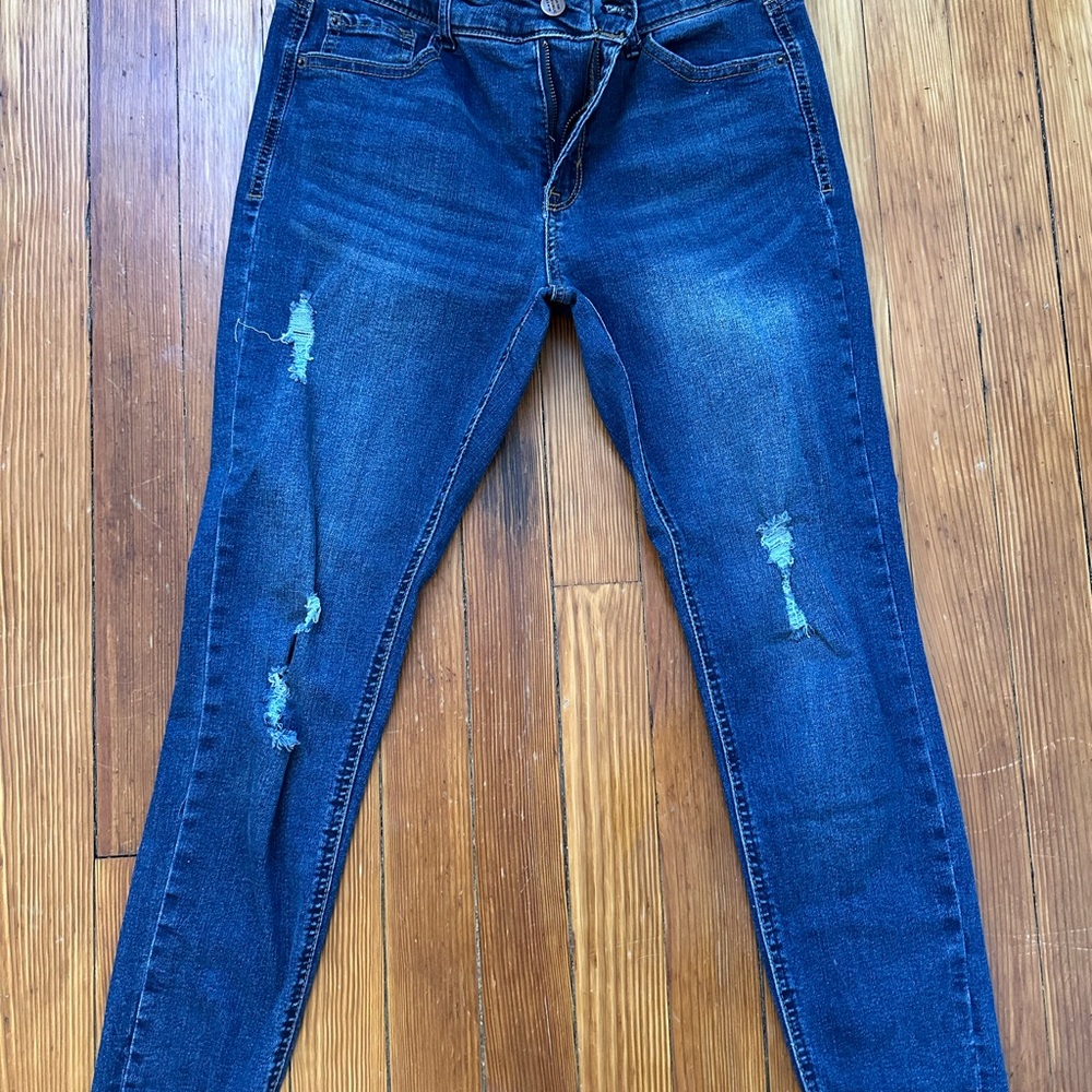 For the Republic distressed denim jeans, size 6/27, worn twice